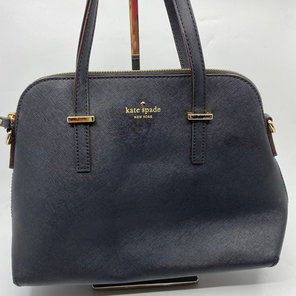 kate spade  black Large/Medium Leather Handbag - Picture 2 of 7